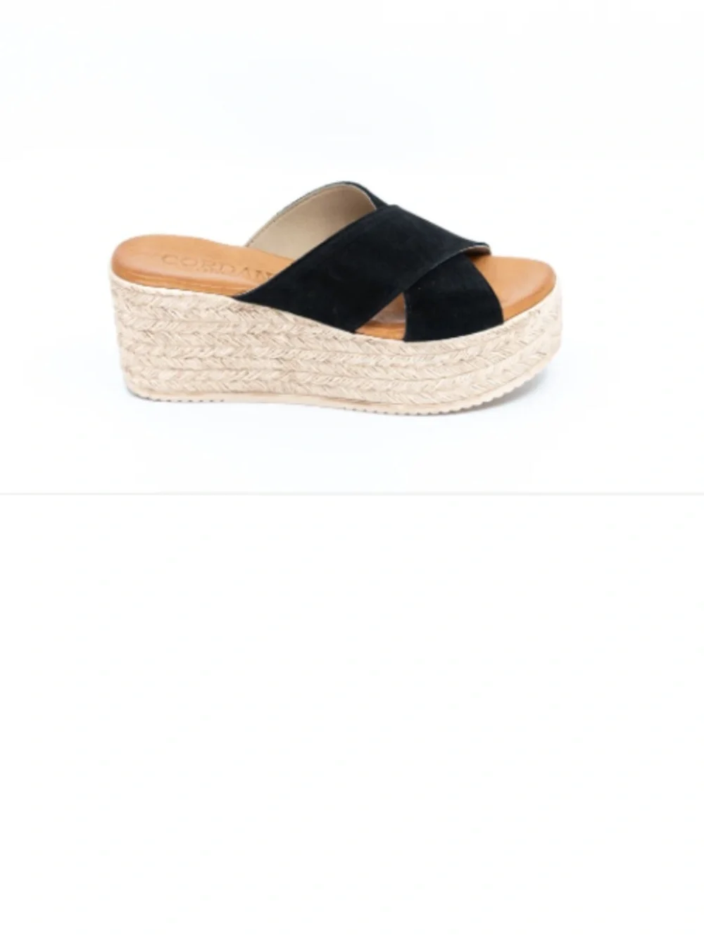 Cordani Bella Wedge Sandal in Black